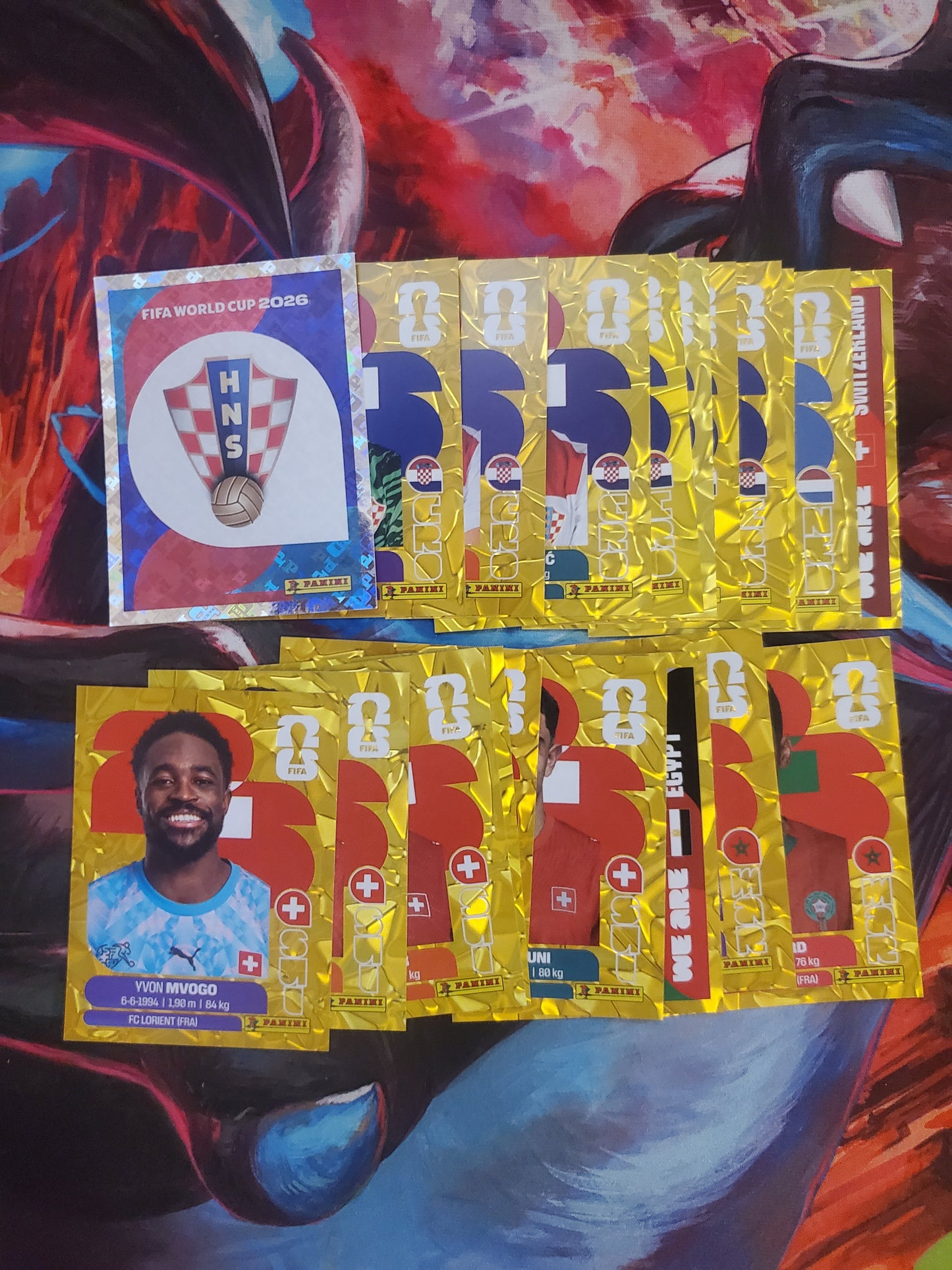 20 gold crumple lot Panini world cup 2026