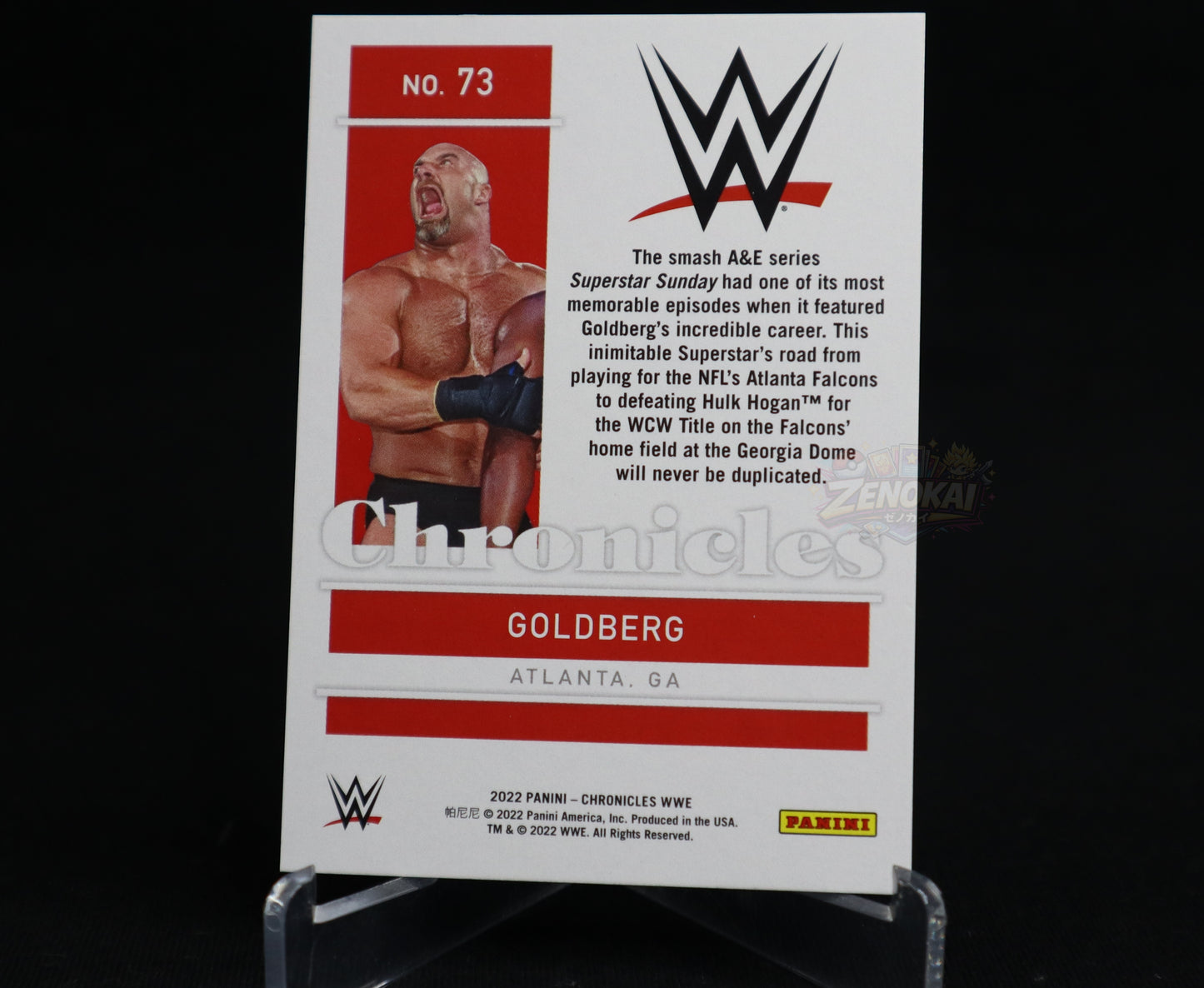 Goldberg - 2022 Chronicles WWE Red Foil #73 /199