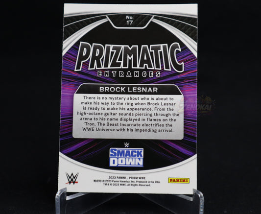 Brock Lesnar - 2023 Panini Prizm WWE Prizmatic Entrances #17
