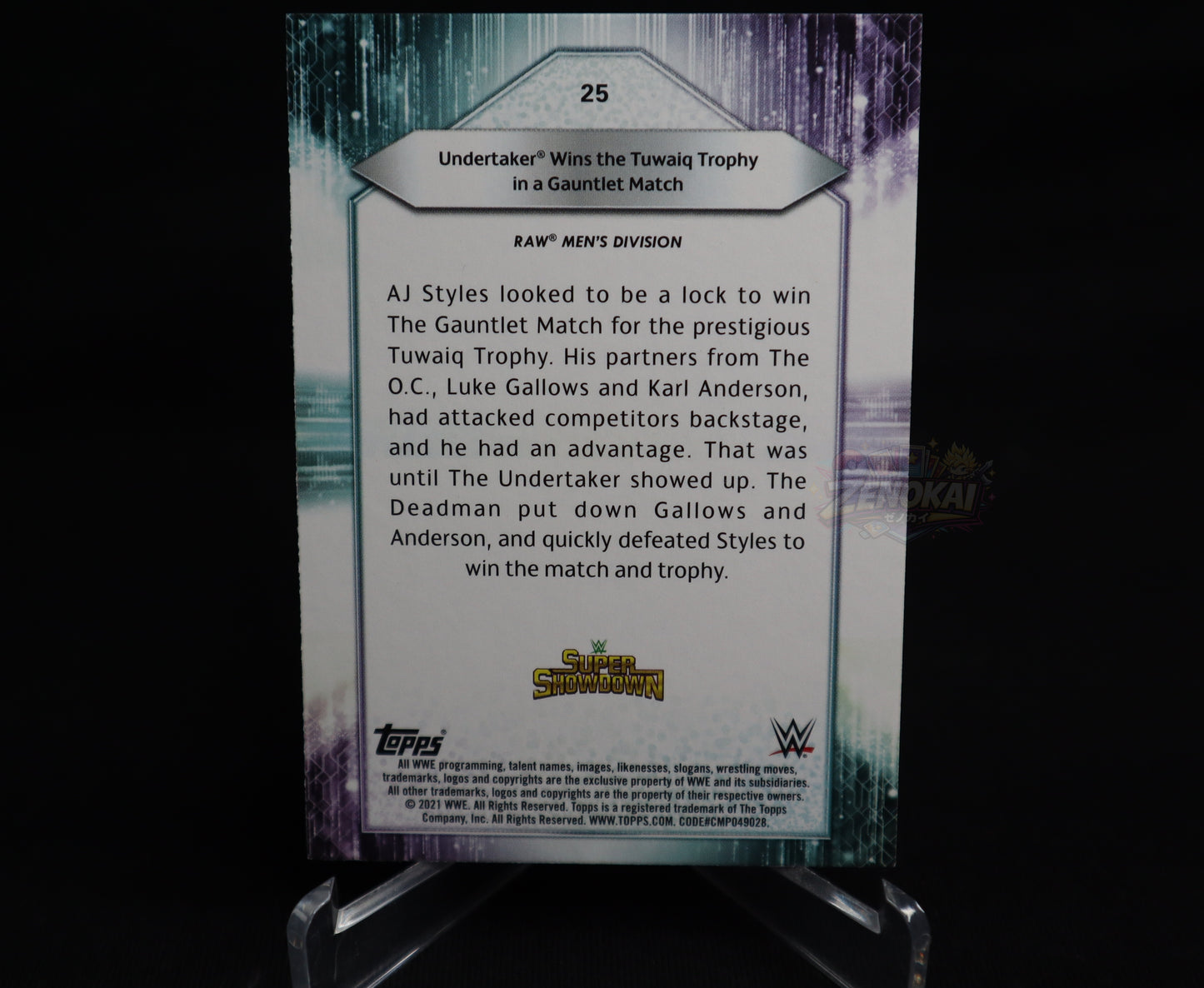 Undertaker - 2021 Topps WWE Super ShowDown #25