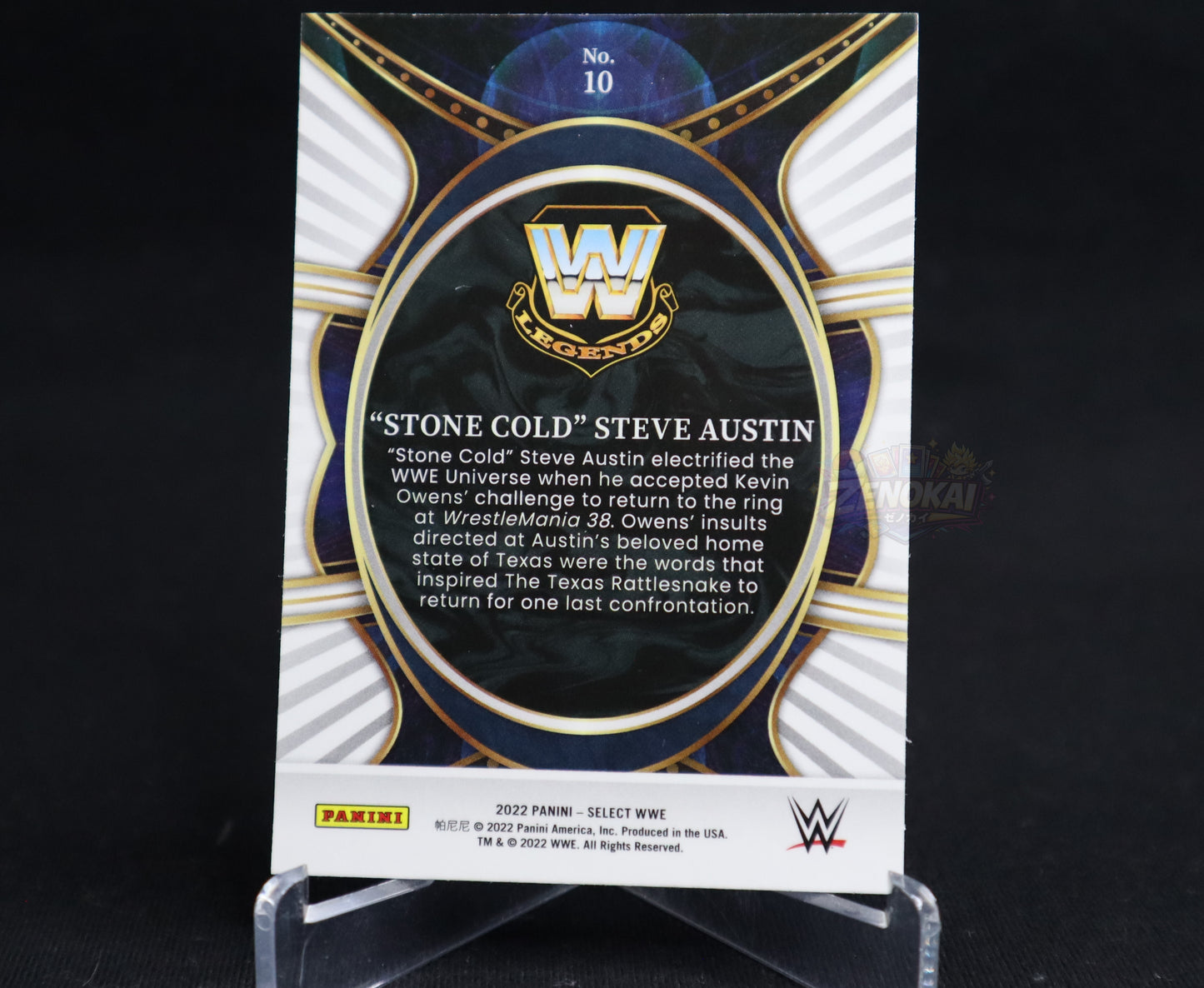 Stone Cold Steve Austin - 2022 Panini Select WWE #10 Phenomenon Prizm