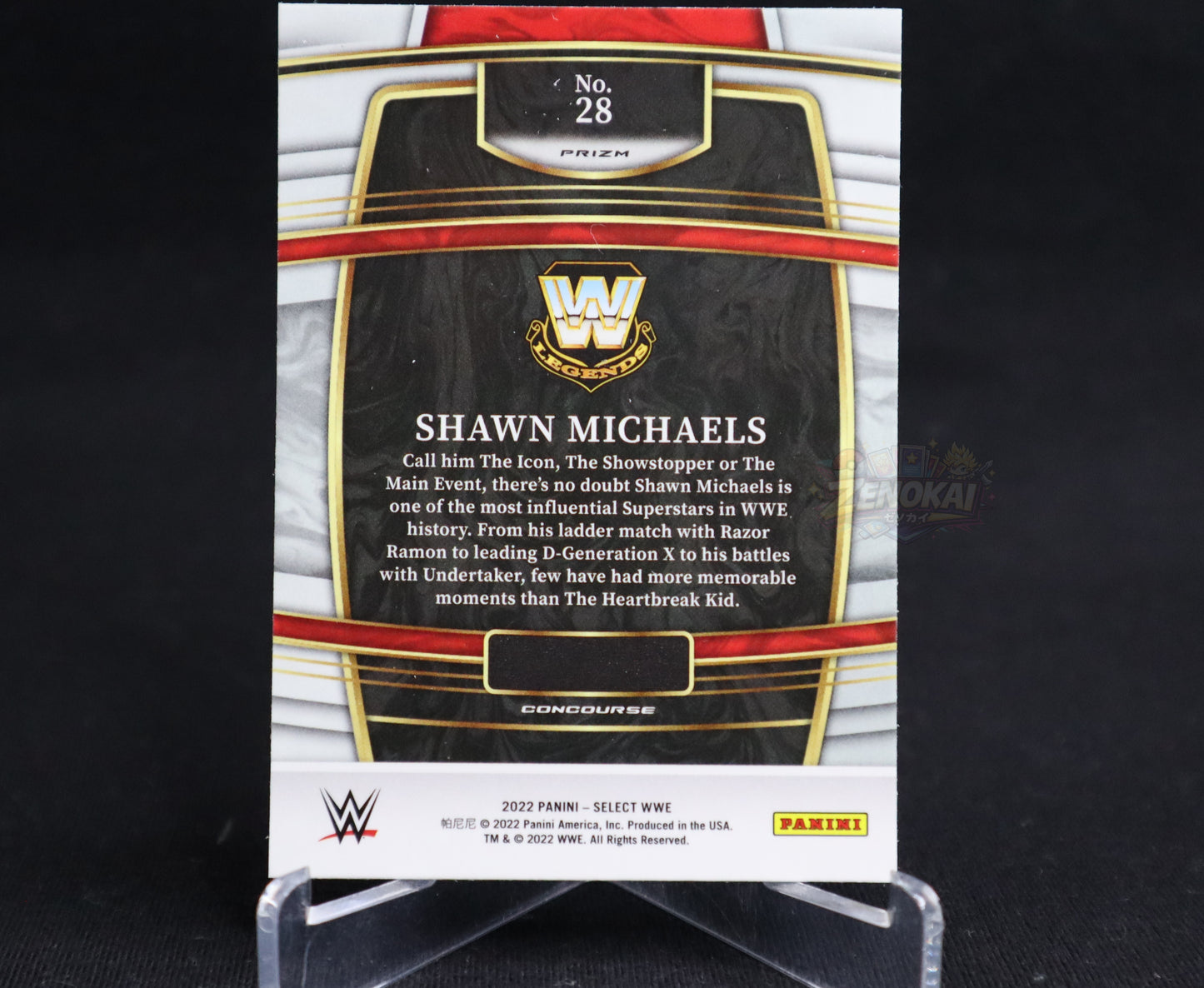 Shawn Michaels - 2022 Panini Select WWE Silver Prizm #28