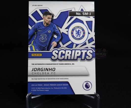 ITALY 2021-22 Panini Mosaic Premier League Jorginho Scripts Prizm Auto Chelsea
