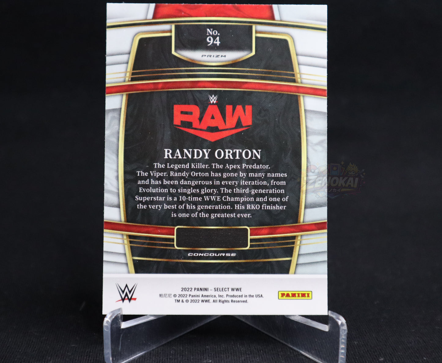 Randy Orton - 2022 Panini Select WWE Concourse Scope Prizm #94