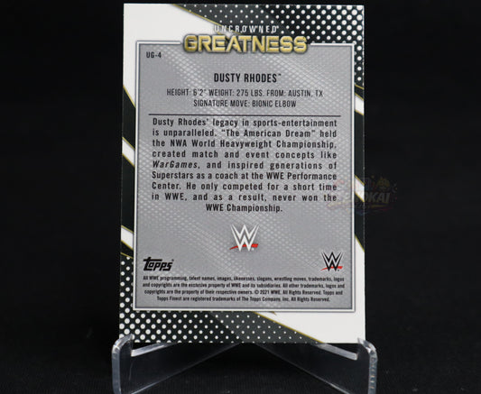 Dusty Rhodes - 2021 WWE Finest Uncrowned Greatness #UG-4