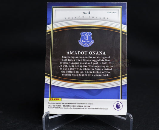 BELGIUM 2022-23 Select Premier League Amadou Onana Rookie Silver Prizm Future #4 RC