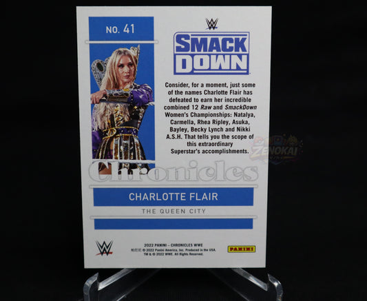 Charlotte Flair - 2022 Panini Chronicles WWE #41 /99