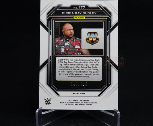 Bubba Ray Dudley - 2023 Panini Prizm WWE Red /299 #177