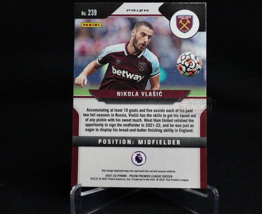 CROATIA Nikola Vlasic 2021-22 Panini Prizm Premier EPL Pink