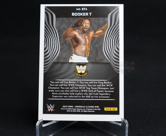 Booker T - 2022 Panini Chronicles WWE Illusions Red 20/199 #274