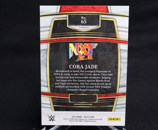 Cora Jade - 2022 Panini Select WWE #65 Prizm Silver RC