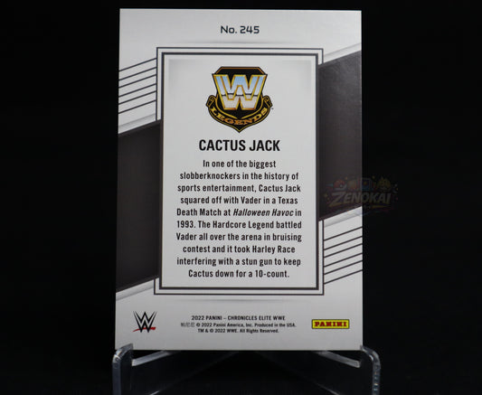 Cactus Jack - 2022 Panini Chronicles WWE Elite Purple 32/49 #245