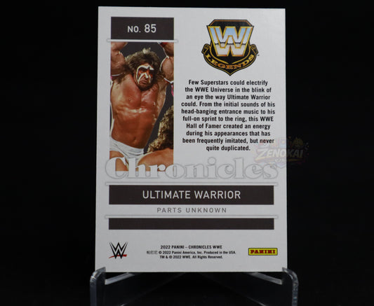 Ultimate Warrior - 2022 Panini Chronicles WWE #85 Red /199