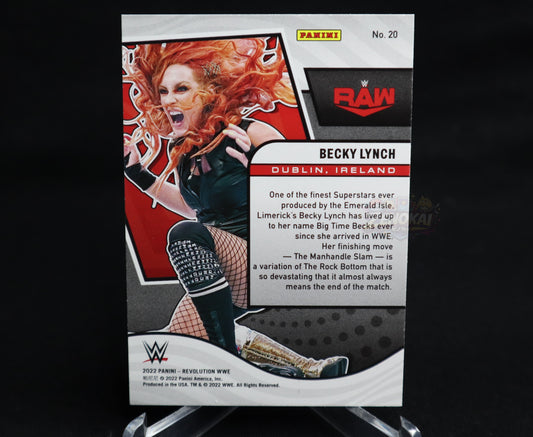 Becky Lynch - 2022 WWE Panini Revolution Wrestling Card #20