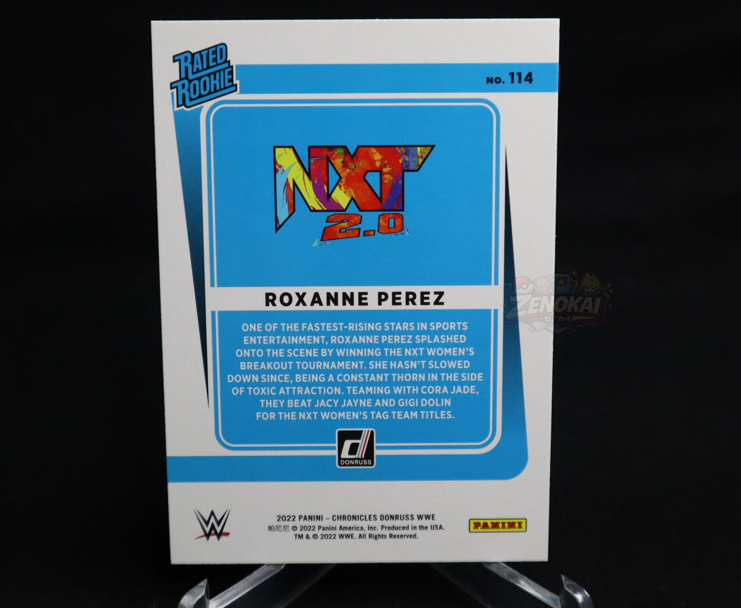 Roxanne Perez - 2022 Panini Chronicles Donruss WWE Rated Rookie #114