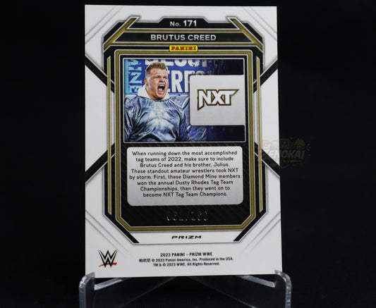 Brutus Creed - 2023 Panini Prizm WWE #171 BLUE Refractor /199 NXT