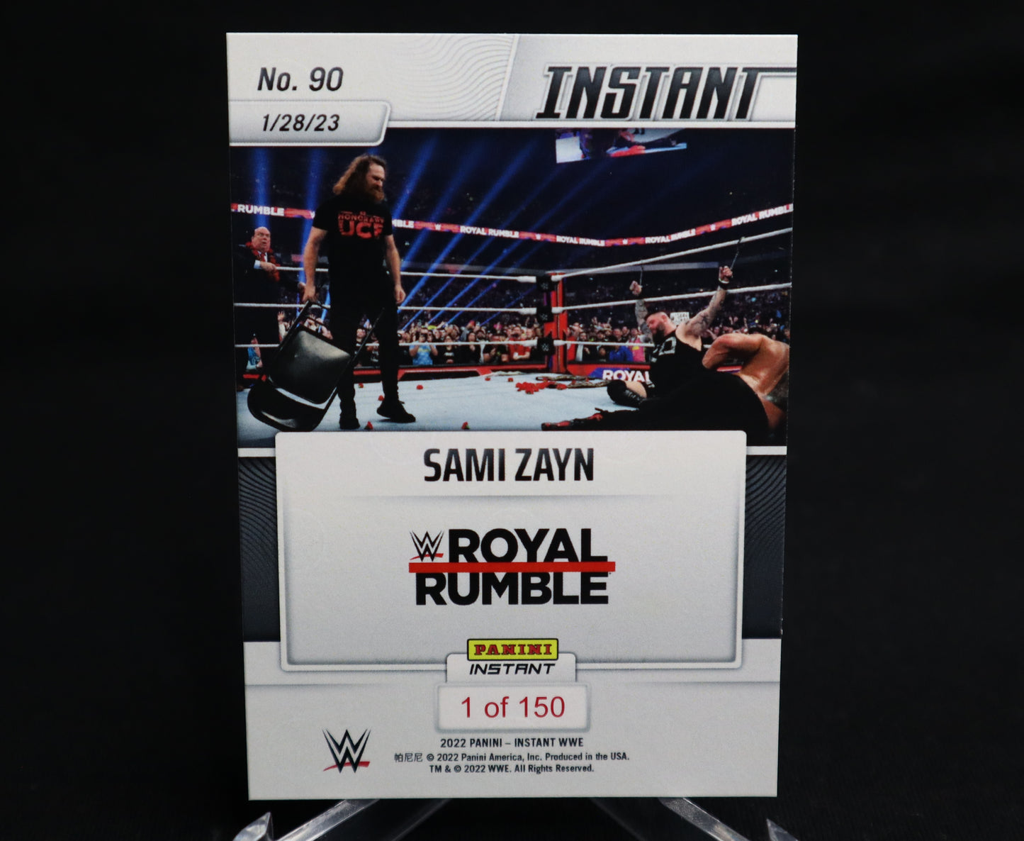 Sami Zayn - 2023 Panini Instant WWE BLOODLINE ROYAL RUMBLE #90