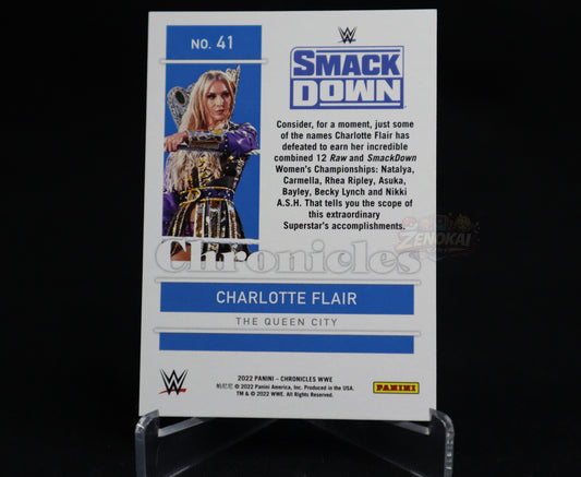 Charlotte Flair - 2022 Panini Chronicles WWE Wrestling Card #41 SmackDown