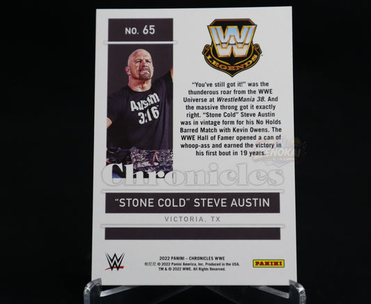 Stone Cold Steve Austin - 2022 Panini Chronicles WWE #65