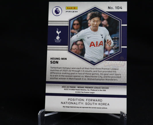 KOREA Heung-Min Son 2021-22 Mosaic Premier League Tottenham Blue /99