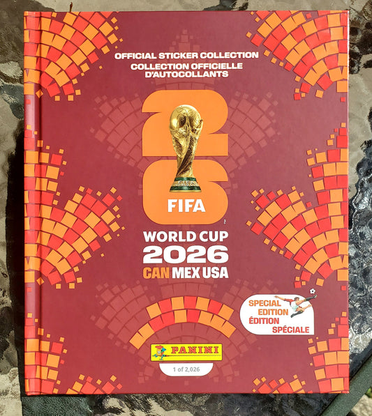 2026 FIFA World Cup CANADA Hardcover Album Special Edition 1 of 2026