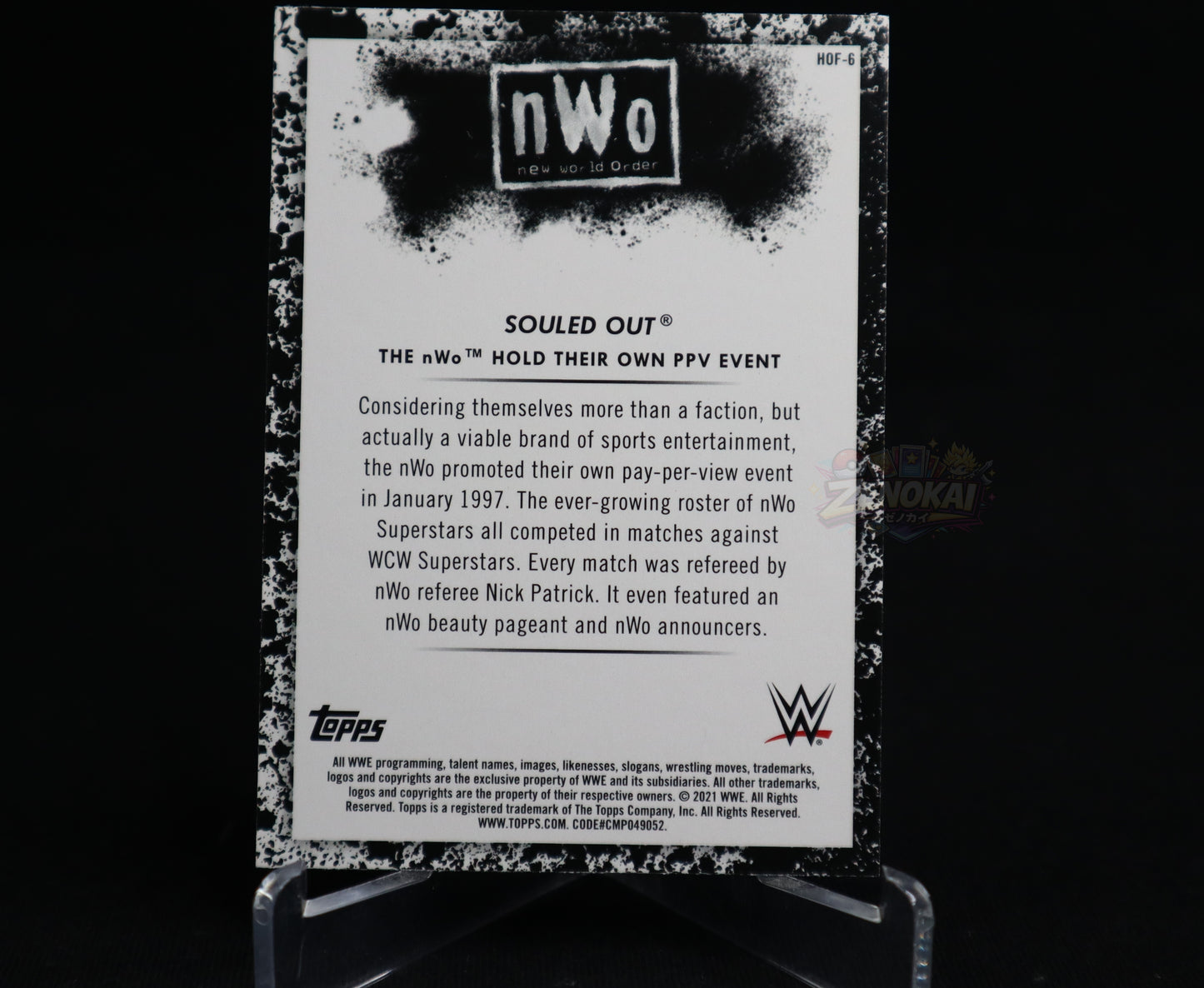 Hulk Hogan - 2021 Topps WWE Hall of Fame Tribute #HOF-6 The nWo
