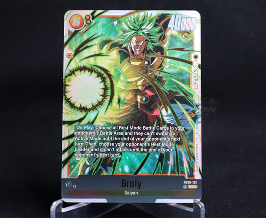 Broly FB08-122 SCR Secret Rare Dragon Ball Fusion World Mint