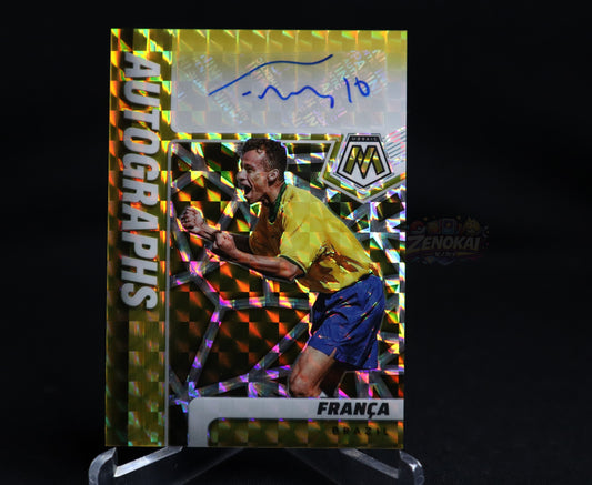 BRASIL Franca Gold Auto 9/10 PSA 10 Panini 21-22 Mosaic Road To The World Cup