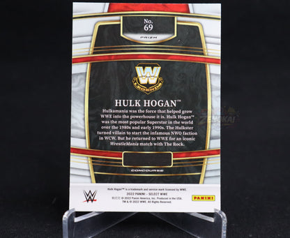 Hulk Hogan - 2022 Panini Select WWE Silver Prizm Concourse