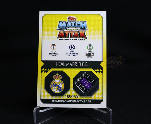 FRANCE 2022 Topps Match Attax UCL Autographed Edition Eduardo Camavinga Auto VERY RARE Real madrid /250