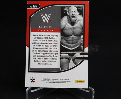 Goldberg - 2022 Panini Chronicles WWE Absolute Red /199 #126