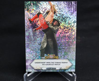Undertaker - 2021 Topps WWE Super ShowDown #25 Silver Foilboard
