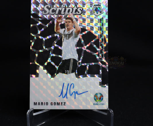 GERMANY 2021 Mosaic UEFA Euro Scripts Mario Gomez SILVER MOSAIC AUTO