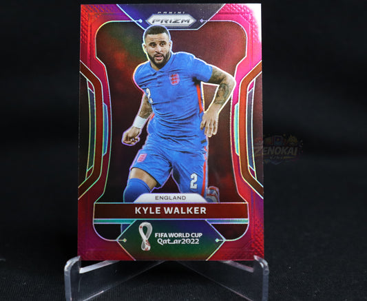 ENGLAND Kyle Walker 2022 Panini Prizm FIFA World Cup Qatar #91 Red Prizms /22