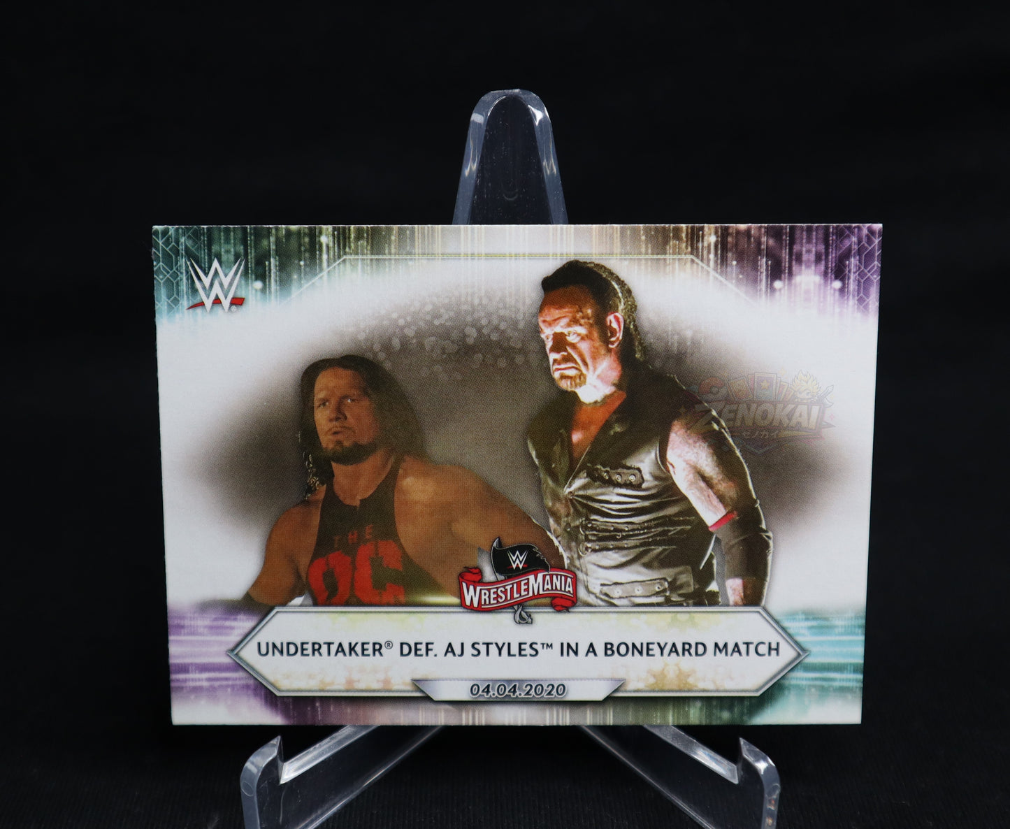 Undertaker - 2021 Topps WWE #48 Def AJ Styles In Boneyard Match