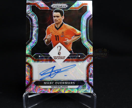 NETHERLAND 2022 Panini Prizm World Cup Qatar Signatures Choice Marc Overmars Auto