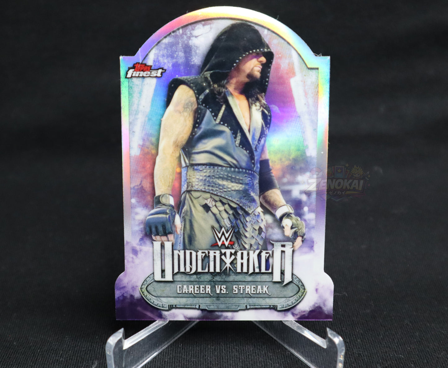 Undertaker - 2021 Topps WWE Finest DEADMAN'S TOMBSTONE Career Tribute Die-Cut #UT-11