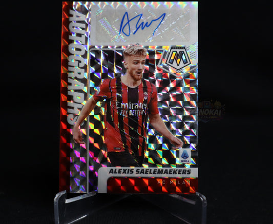 BELGIUM 2021-22 Panini Mosaic Serie A Alexis Saelemaekers Auto AC MILAN