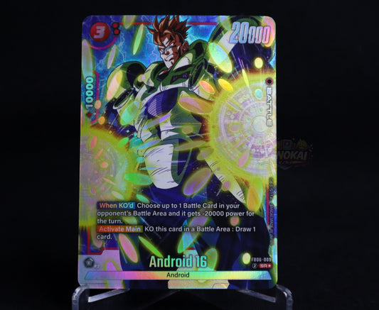 Android 16 FB06-009 Alternate Art Dragon Ball Card Rivals Clash