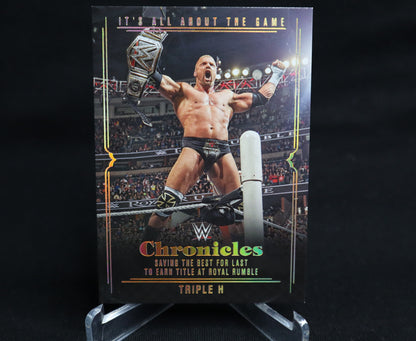 Triple H - 2022 CHRONICLES WWE It's All About The Game HHH-45 SP