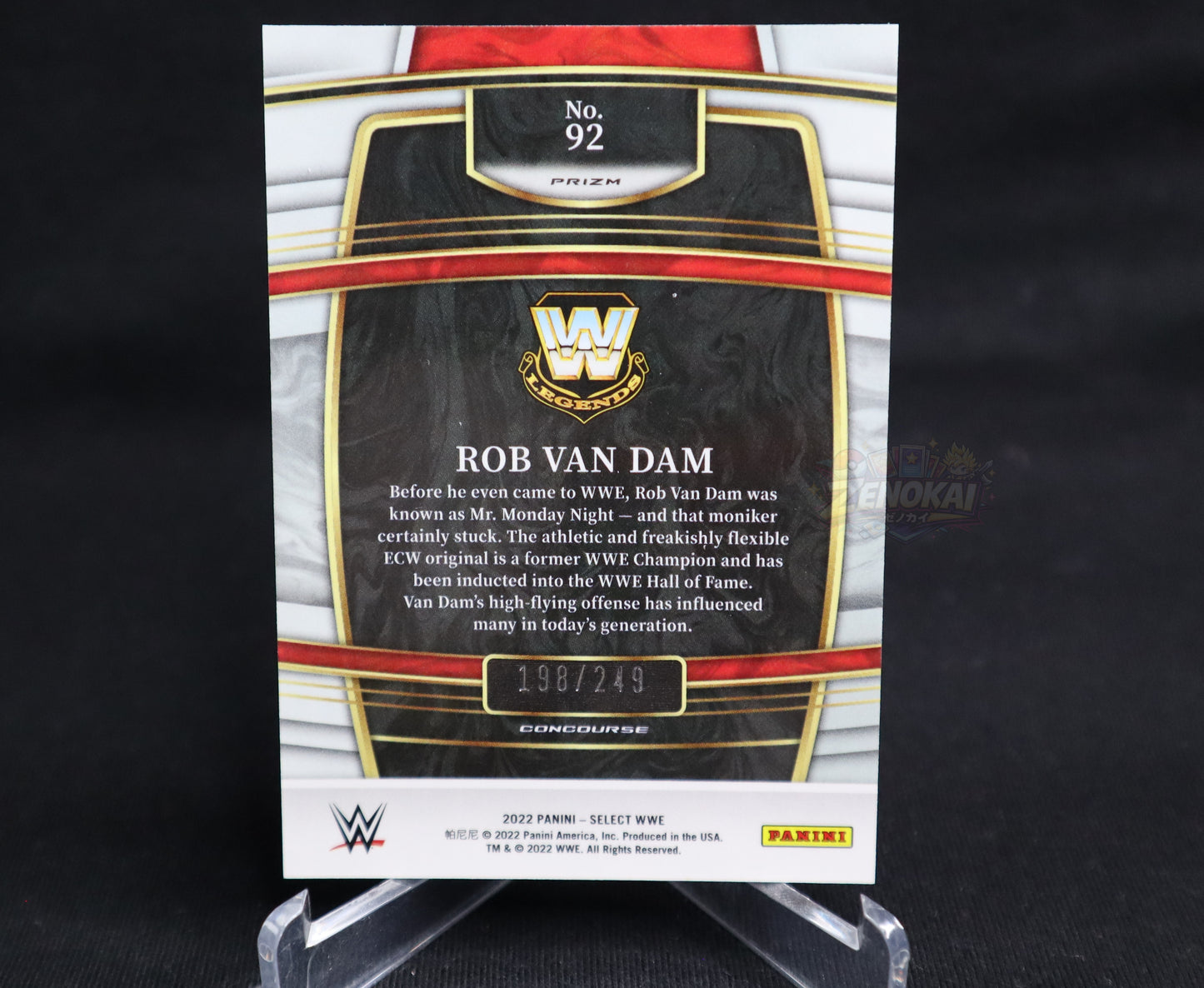 Rob Van Dam - 2022 Panini Select WWE RED PRIZM /249