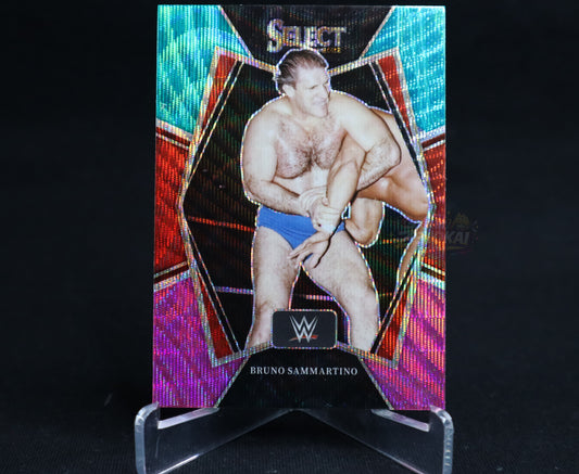 Bruno Sammartino - 2022 Panini Select WWE Premier Tri-Color Prizm #149