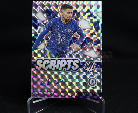 ITALY 2021-22 Panini Mosaic Premier League Jorginho Scripts Prizm Auto Chelsea