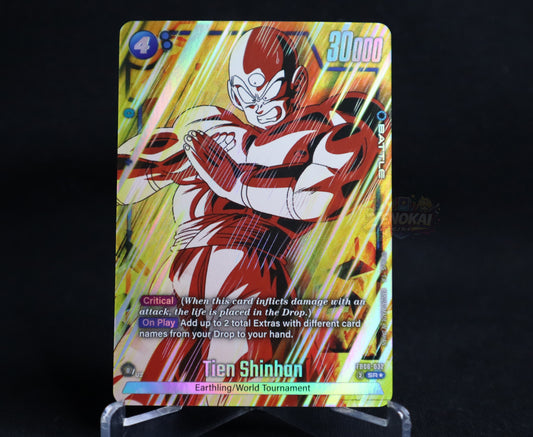 Tien Shinhan FB06-032 Alternate Art Dragon Ball Card Rivals Clash