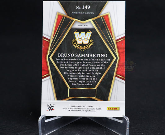 Bruno Sammartino - 2022 Panini Select WWE Premier Tri-Color Prizm #149