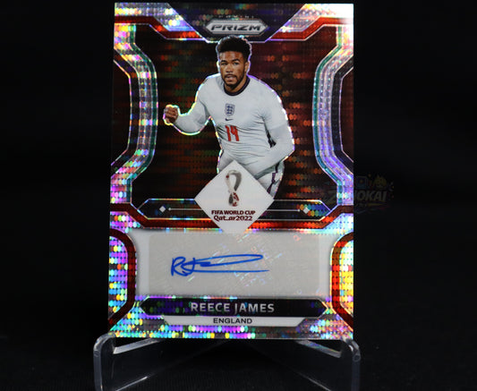 ENGLAND 2022 Panini Prizm Reece James Breakaway Prizm Auto Qatar 2022