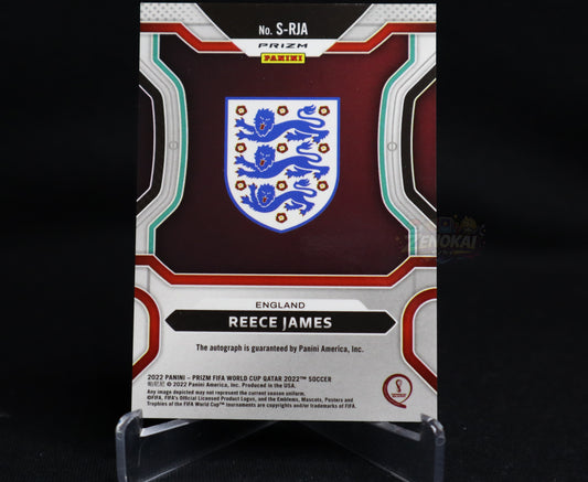ENGLAND 2022 Panini Prizm Reece James Breakaway Prizm Auto Qatar 2022