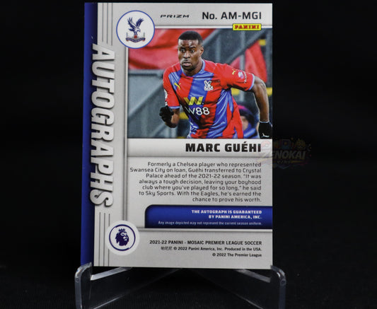ENGLAND 2021-22 Mosaic Marc Guehi Silver Prizm Rookie Auto - Crystal Palace RC Autograph