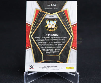 Typhoon - 2022 Panini Select WWE Premier Level #104 Silver Prizm