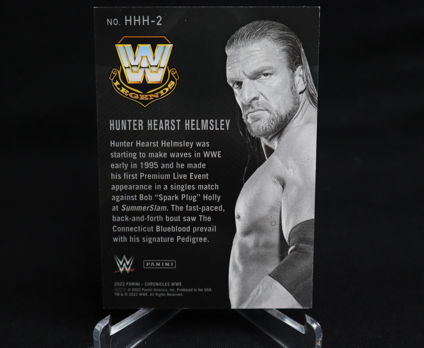 Triple H - 2022 CHRONICLES WWE It's All About The Game HHH-2 SP